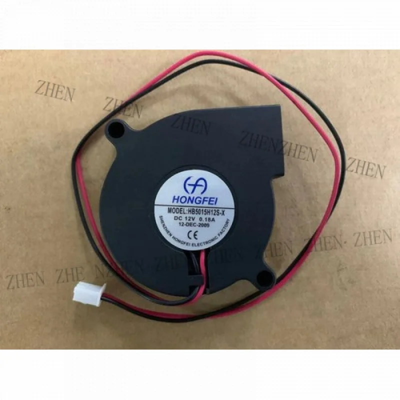 

Y 1PC FOR HONGFEI HB5015H12S-X 12V 0.18A 5CM blower turbine cooling fan