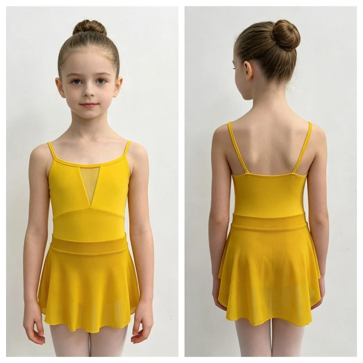 

Hot Sale Many Colors Training Dance Wear Cotton Spandex Children Kids Girls Ballet Leotards with Skirt Ballet Sets