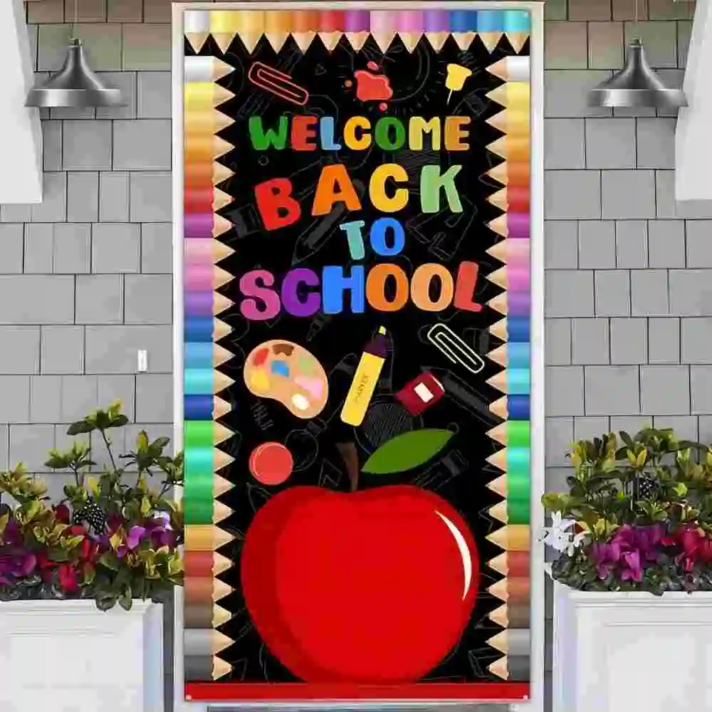 Back to School Decorations - Vibrant Welcome Back Banner for Classroom, Teacher, Office, Home Decoration for First Day of School