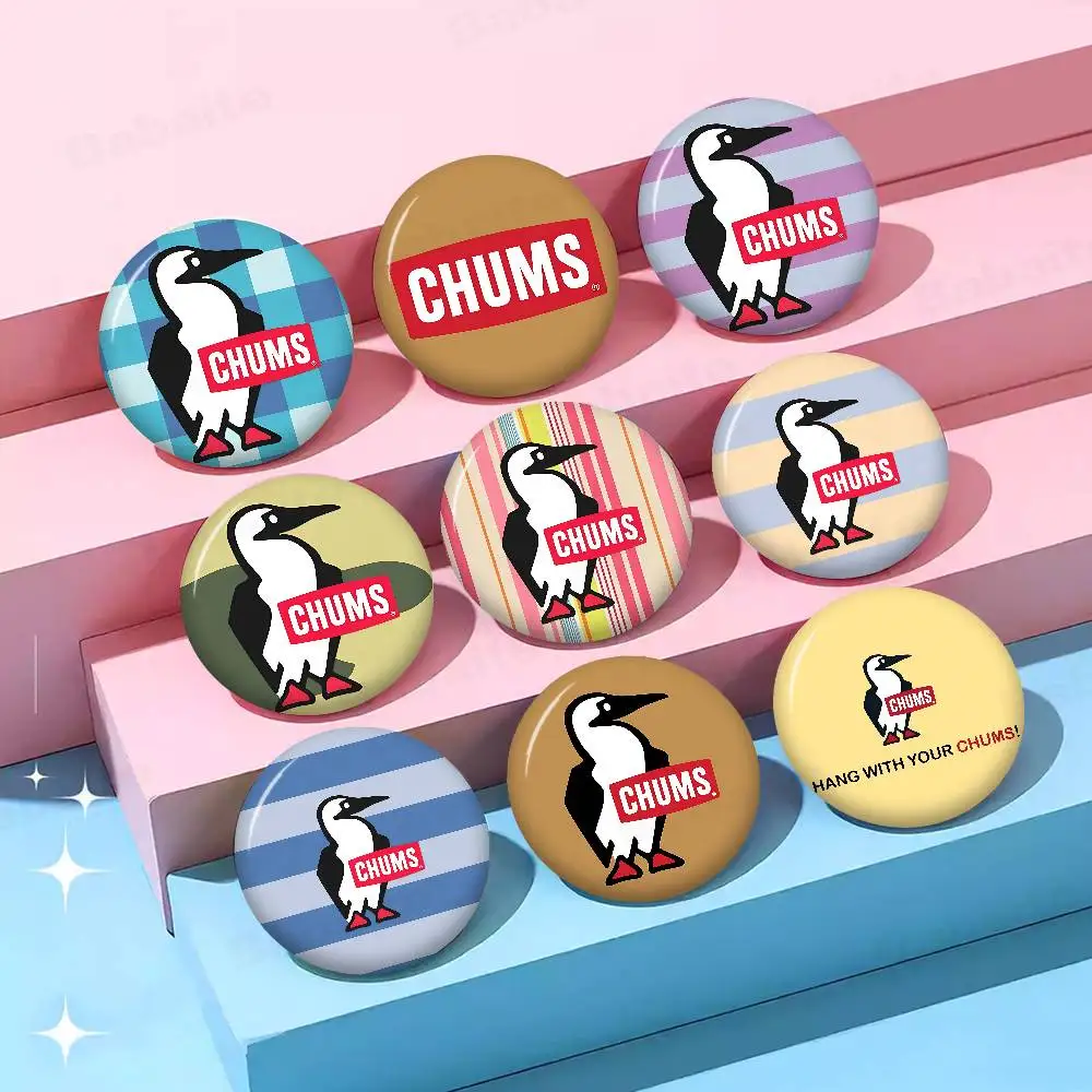 Brand C-Chums New Brooches Soft Button Pin Funny Silly Gnarpy On A Skateboard Meme Badge Gamer Collection Gifts