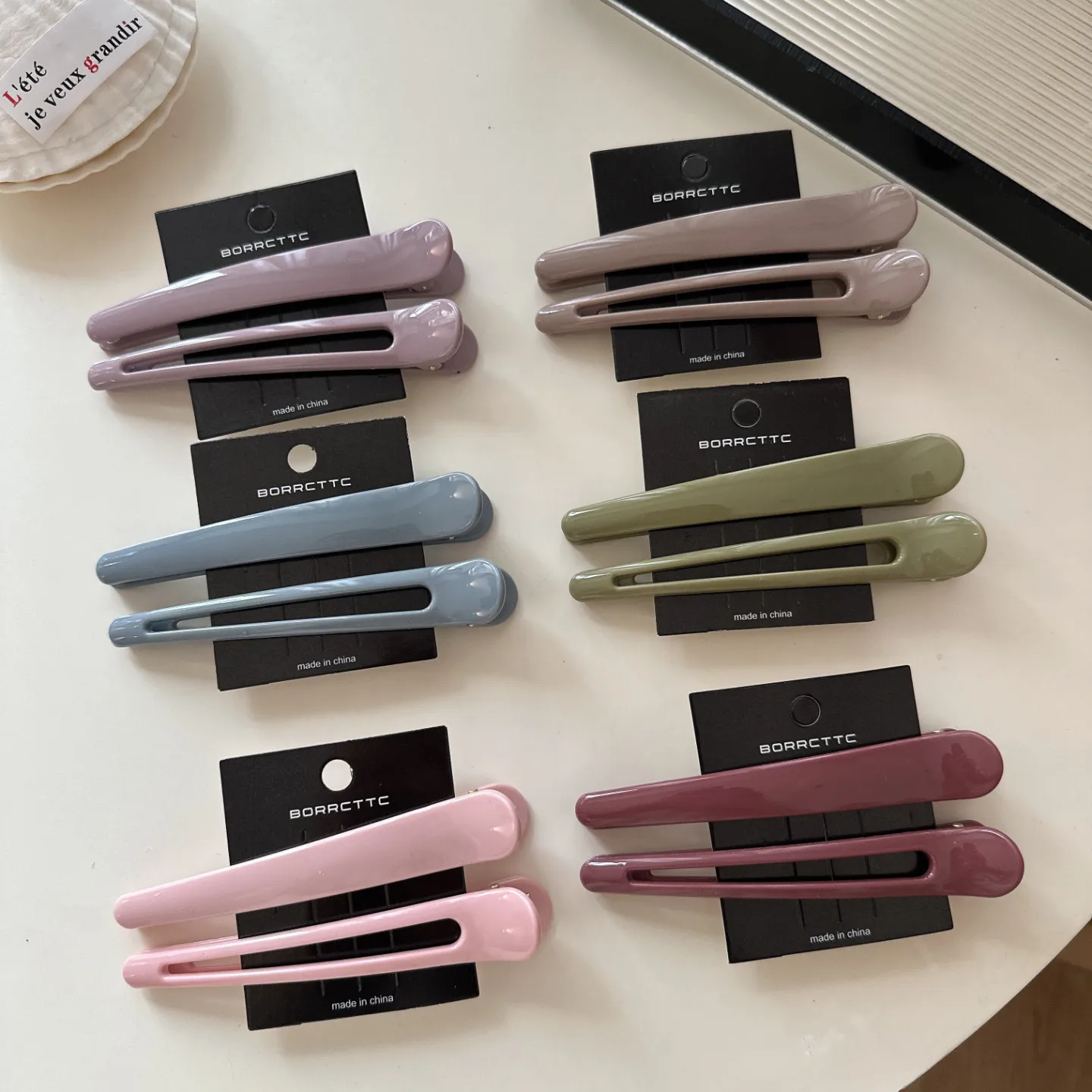 Large Duckbill Hair Clip for Makeup Face Washing Bangs Fixing Side Clip for Flyaway Hair Premium Resin Lightweight Daily