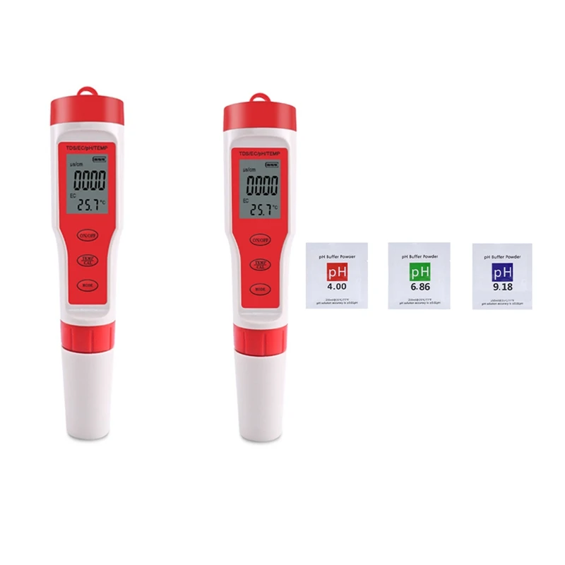 

Digital Water Quality Monitor Tester-PH/TDS/EC/Temp Analyze Monitor Tester For Pool/Drinking Water/Aquariums/Life Water