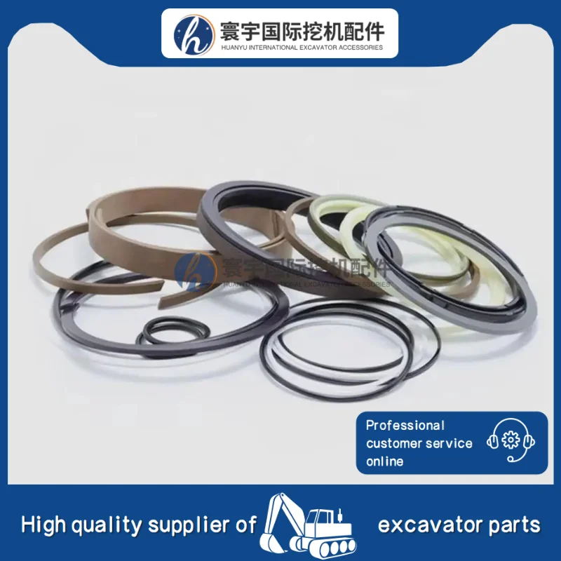 

R225-7 R220-7 R210LC-7 Комплект уплотнений гидравлического цилиндра R210-7 Комплект уплотнений ковша