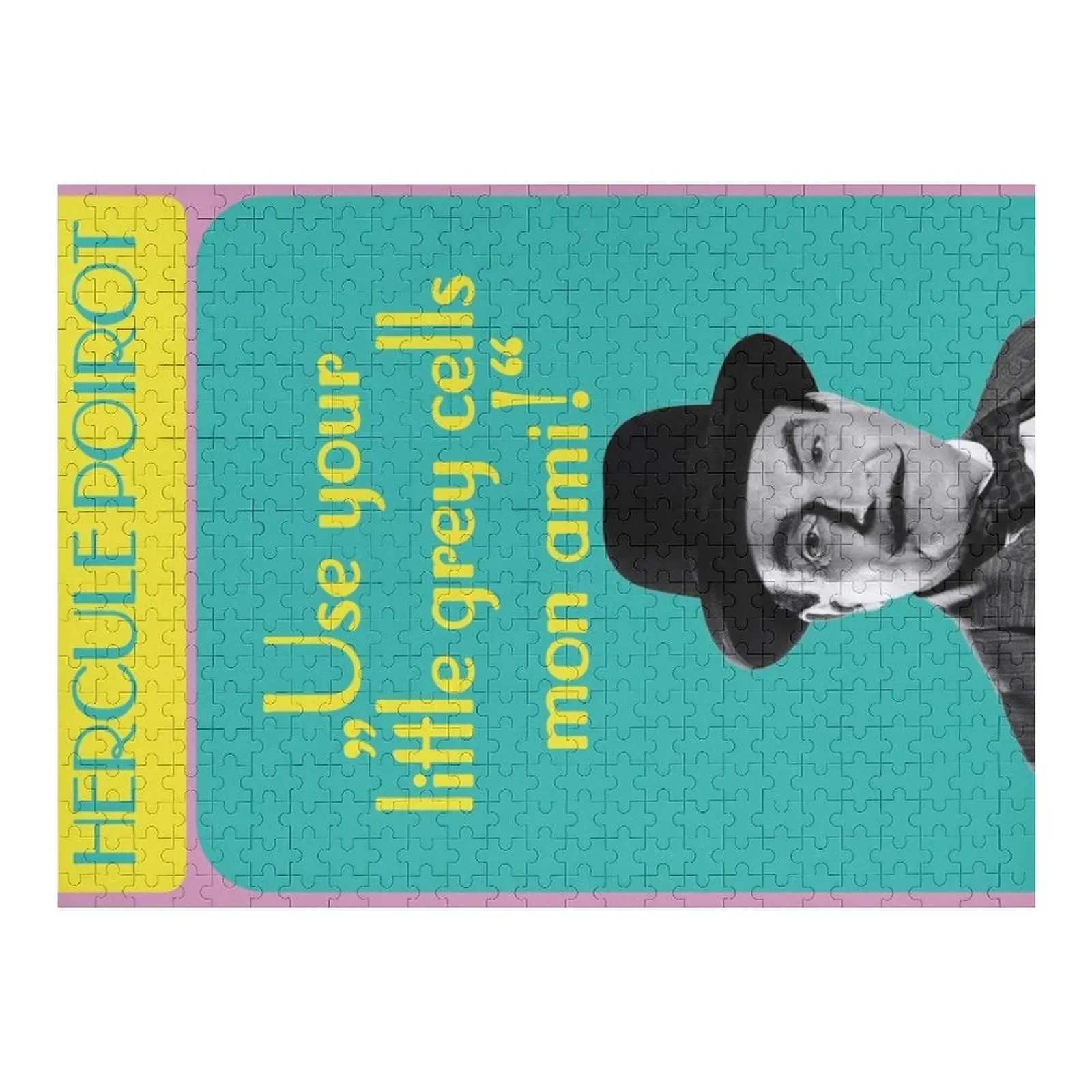 

Use your little gray cells mon ami, Hercule Poirot quote for detectives Jigsaw Puzzle With Personalized Photo Animal Puzzle