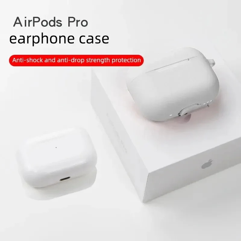 Siliconen Hoofdtelefoonhoes Voor Apple Airpods Pro Case Bluetooth Oortelefoon Beschermende Funda Voor Air Pods Pro Shell Coque Accessoires