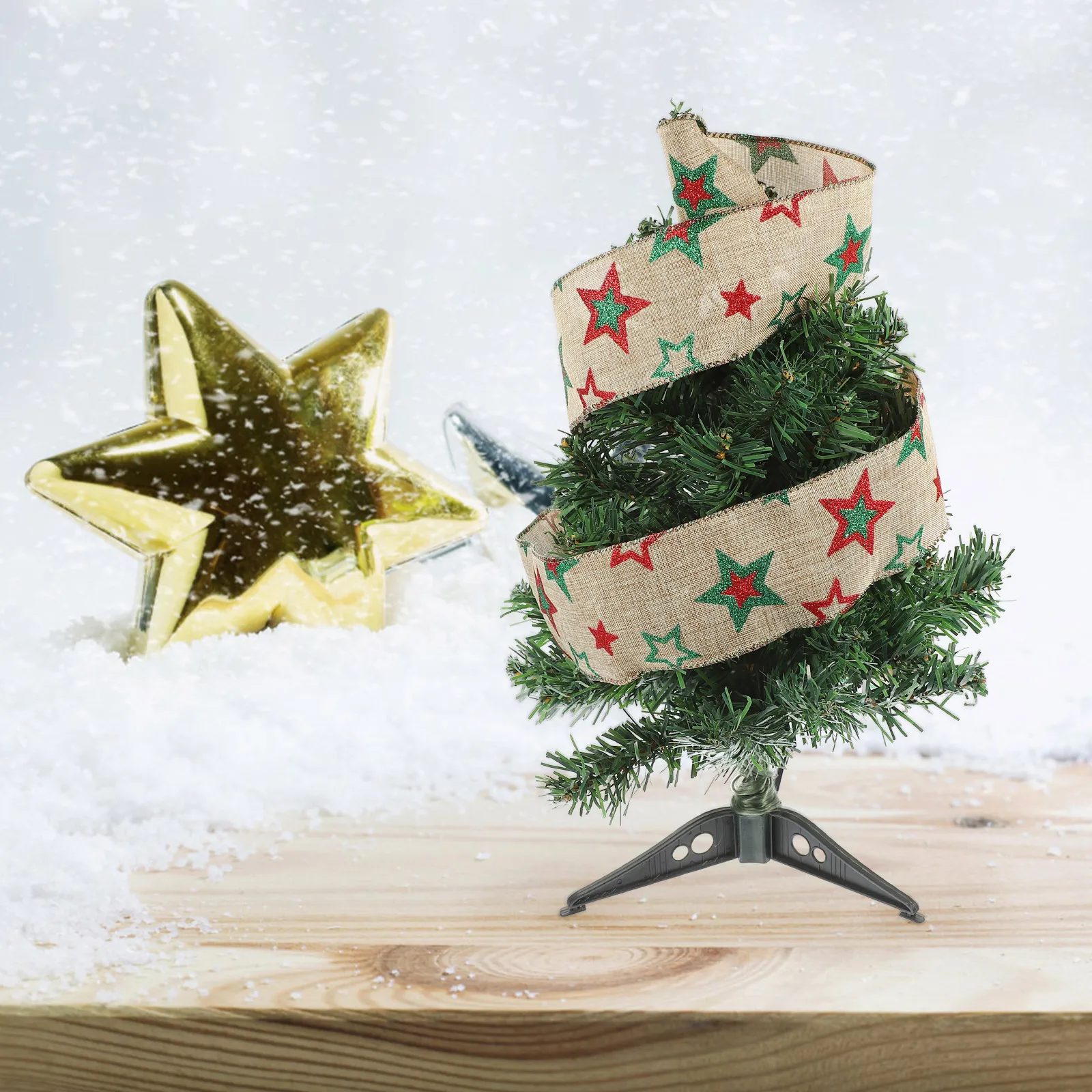 

1 рулон рождественской ленты, лента для рождественского декора, яркая, устойчивая к морщинам, для поделок своими руками, подарочная упаковка, украшение для изготовления бантов