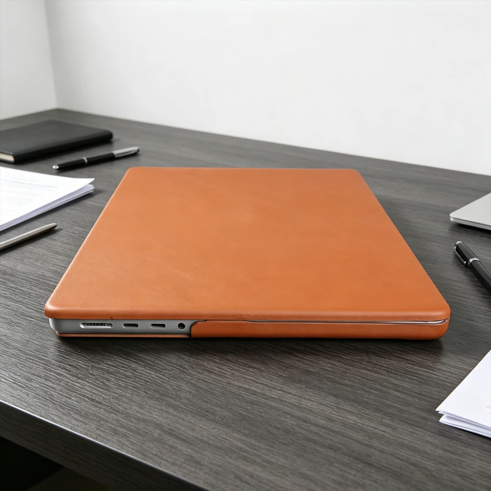 Laptop Leather Case For Macbook Air 15 A3448 M5 Pro 16 A3428 A3429 Pro 14 A3434 A3426 A3427 Air 13 A3240 A3449 Neo A18 A3404 Bag