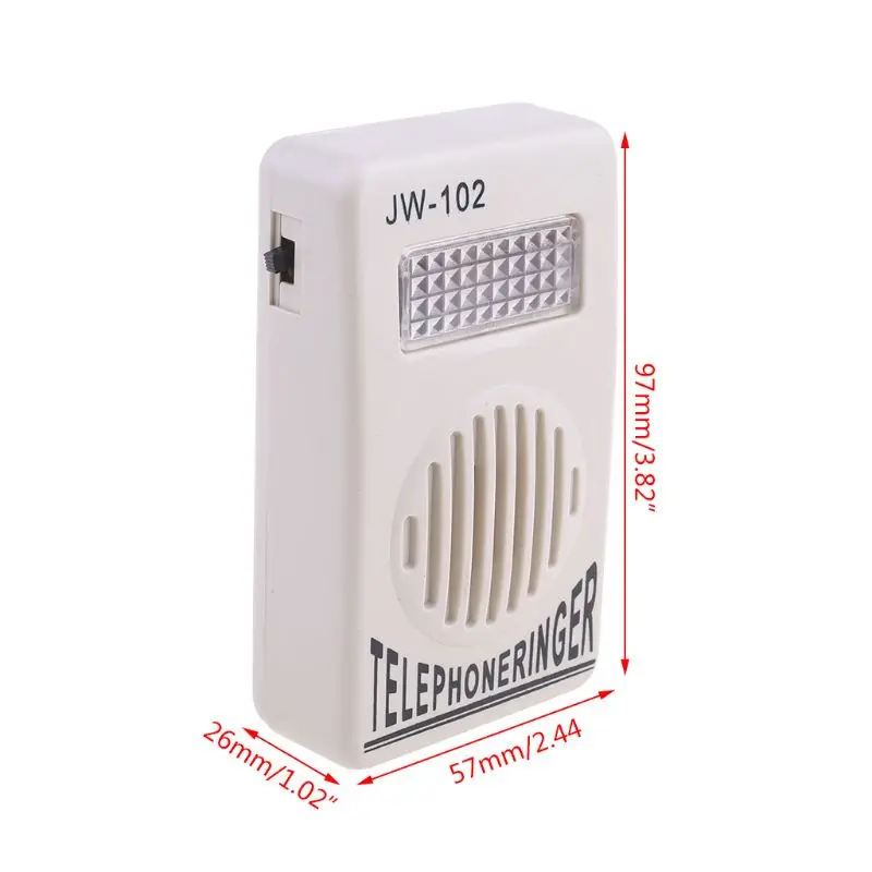 Sonnette téléphone pratique, haut-parleur, solution idéale pour les malentendants, son Extra-fort, suspension murale