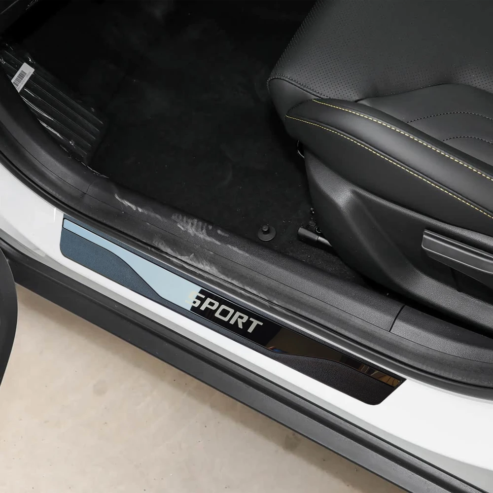 

For Geely Coolray 2025 2026 Car External Threshold Pedal Protection Door Sill Plate Trim Accessories Auto Styling Stickers