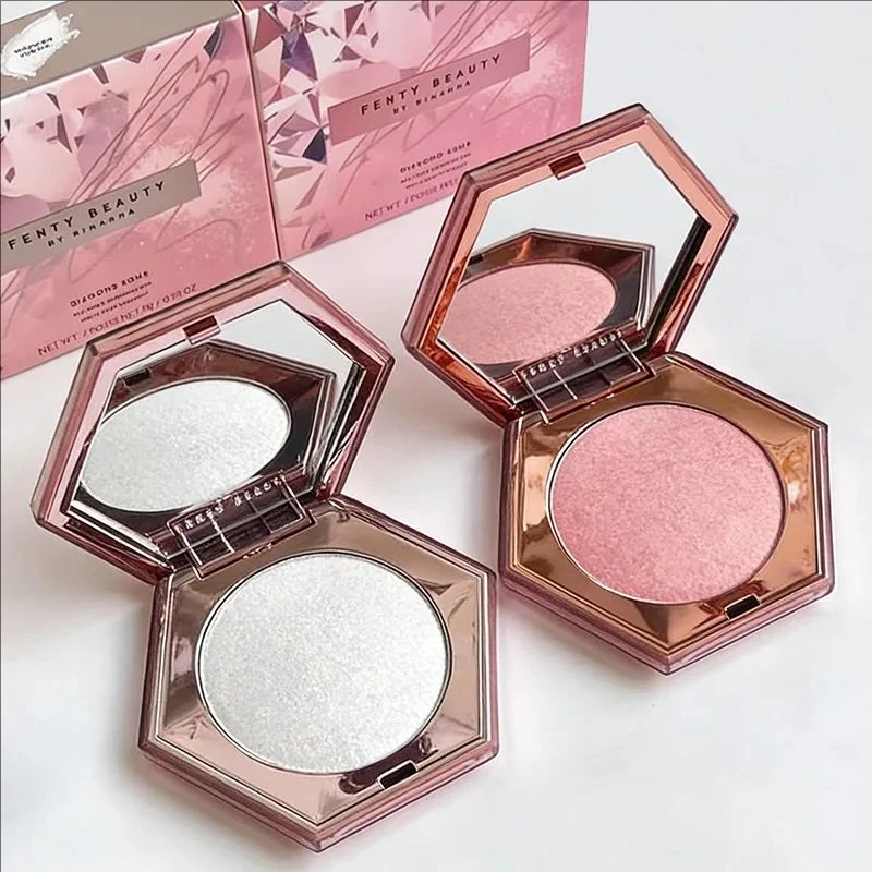 Barra de Maquillaje Portátil Fenty Beauty, Corrector Facial Mate, Iluminador 3D con Diamantes, Cosméticos Naturales para Mujer, de Larga Duración