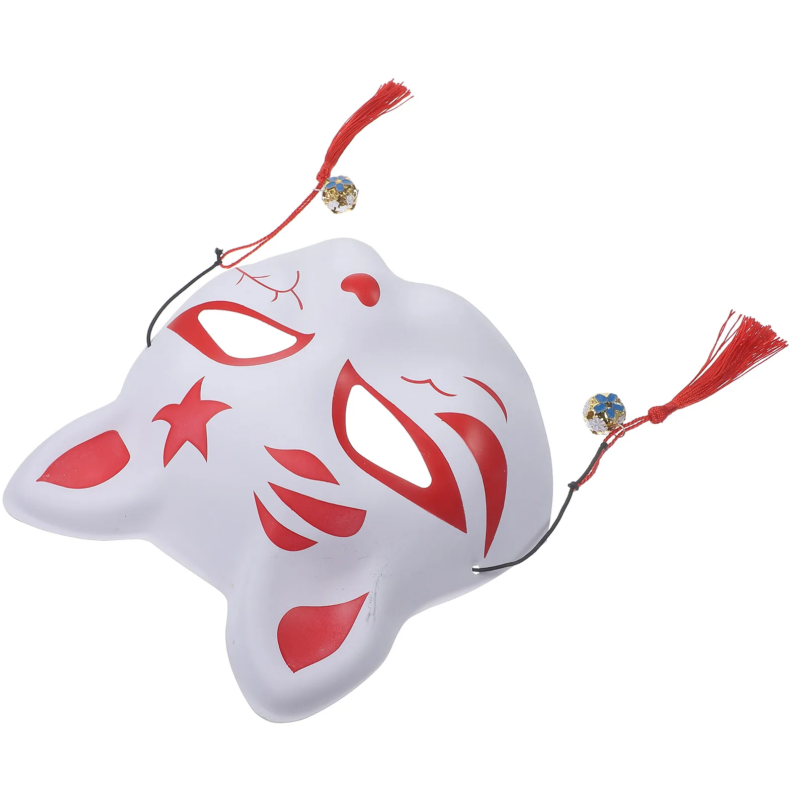 Hefeng Cat Mask Cosplay Animation Japanese-style Tassel Party Suitable Size