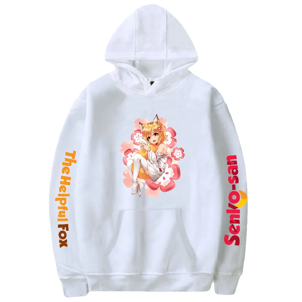 2022 New The Helpful Fox Senko San Hoodie Sweatshirt Hip hop Pullover Sweatshirt sudaderas con capucha Clothes