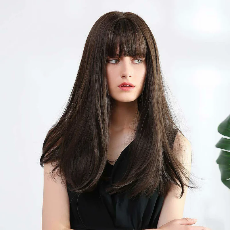 Рисунок 6 - Длинный прямой темно-коричневый