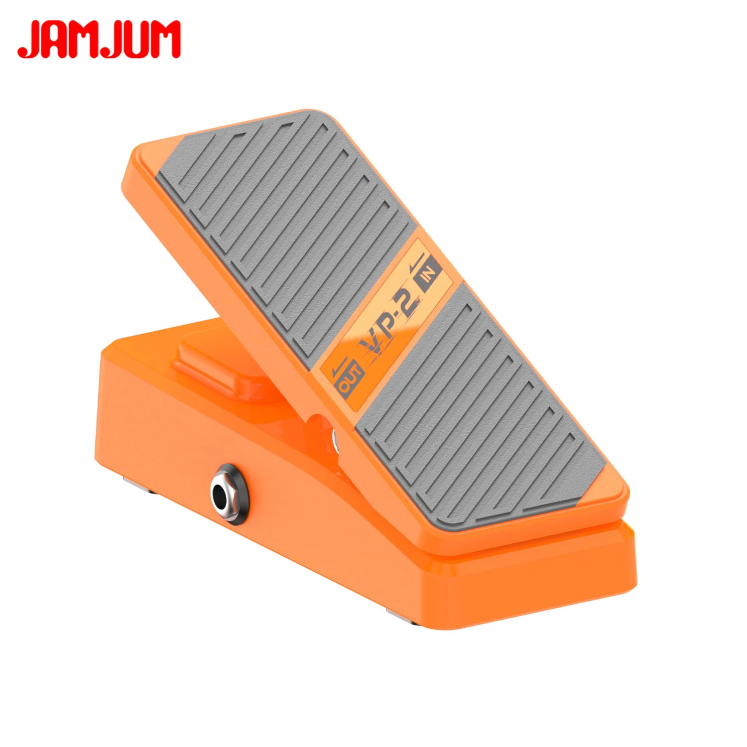 JAMJUM VP‑2 Volume Expression Pedal Passive No Power 6.35mm Jack Anti‑Slip Foot Pedal for Guitar Bass Keyboard