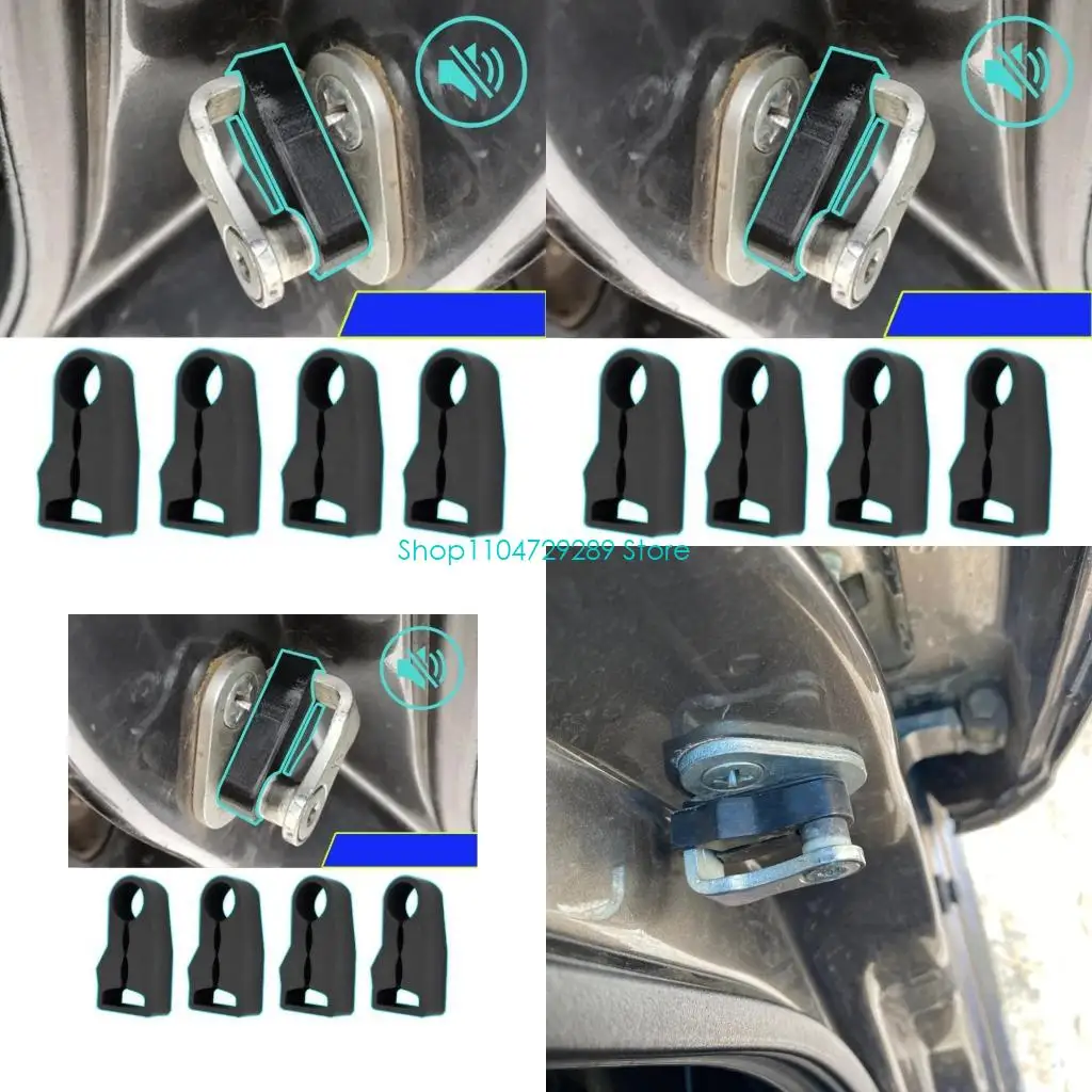 

D8KE 4pcs Car Door Acoustic Dampeners Door Sound Reduction Mats Offering Superior Soundproofing Simple Installs for GRANTA