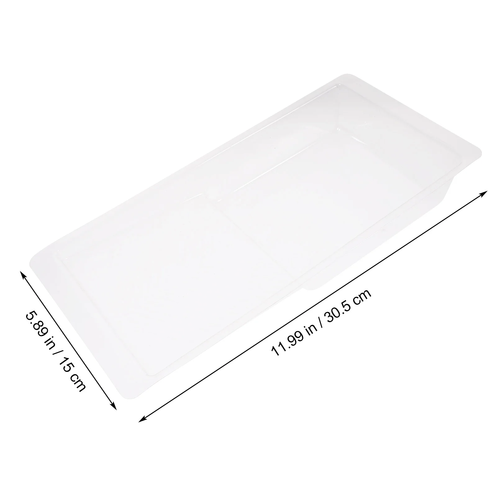 4 Pcs Tray Lining Reusable Paint Portable Liners Clear Roller Painting Large Accessories Pan Transparent