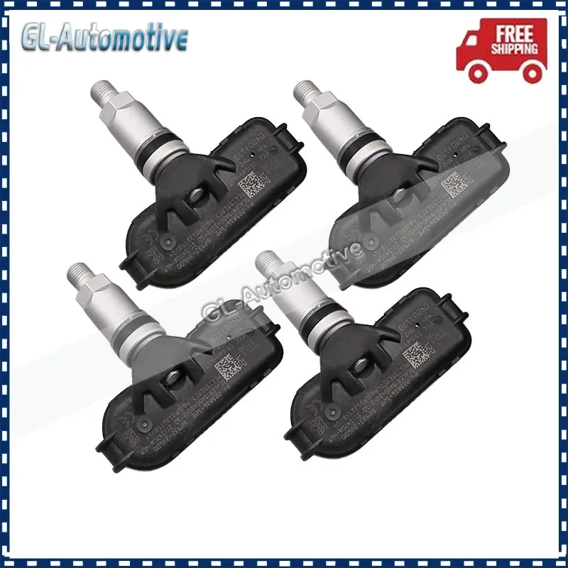 4PCS 433MHz TPMS Tire Pressure Sensor for Hyundai Grandeur I40 ix35 Kia Rio Sportage 52933-3V600 52933-2Y450