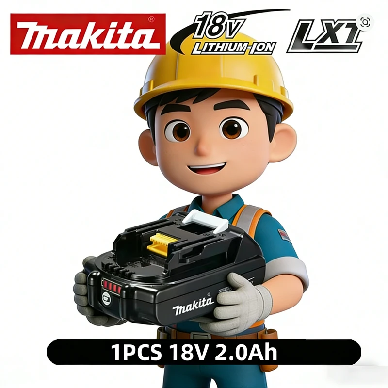 2.0Ah Original Makita  for Makita 18V 2000mAh Battery BL1830B BL1850B BL1850 BL1840 BL1860 BL1815 Replacement Lithium Battery