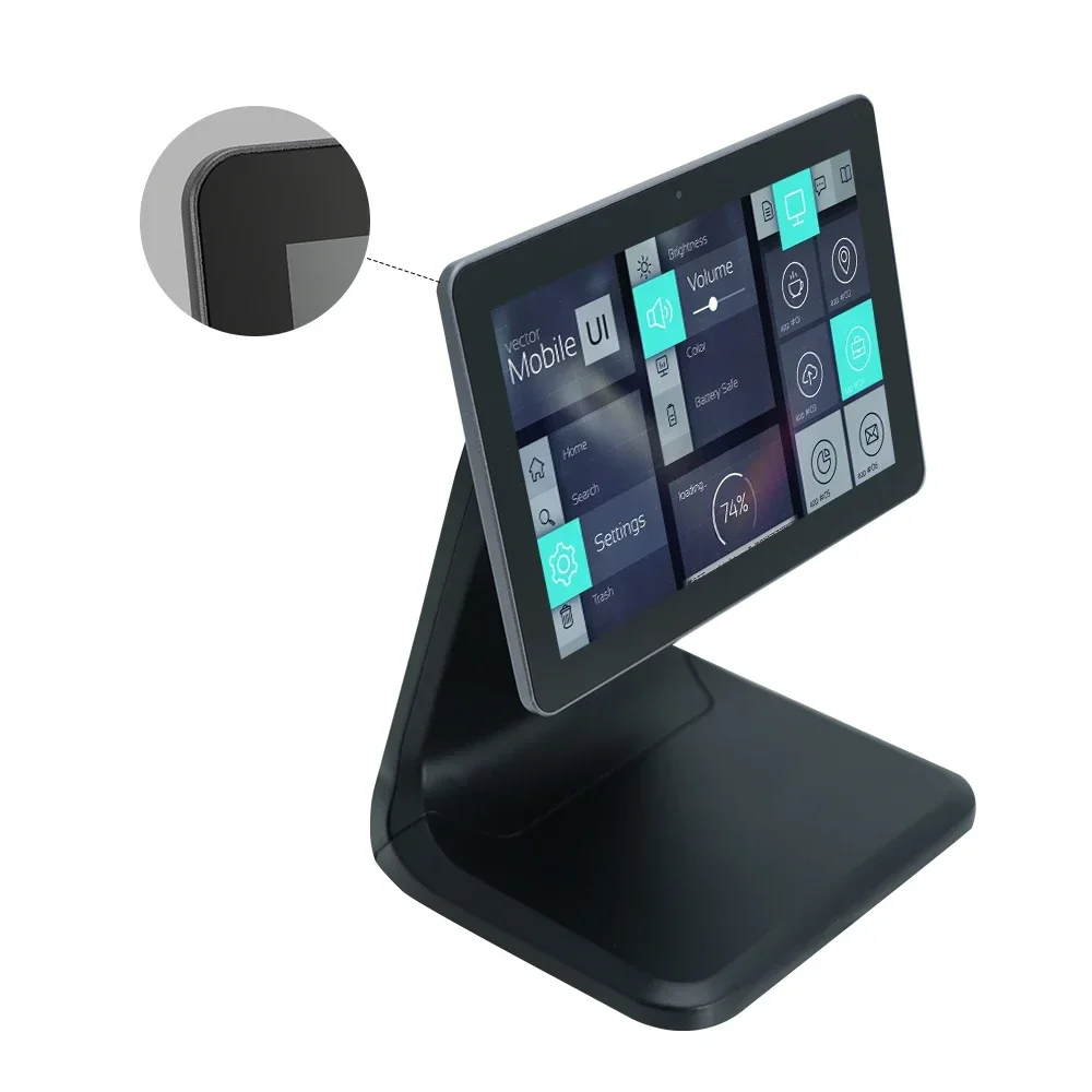 20252022 new Al-alloy 10 inch HD front IP65 VESA mounted monitor android 11 touch screen rugged usb tablet