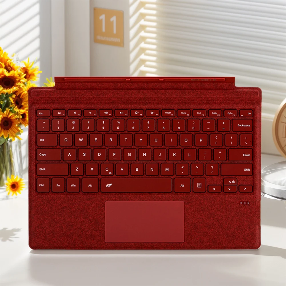 

Wireless Keyboard 7 Colors Backlight Bluetooth-Compatible Type Cover Keyboard for Microsoft Surface Pro 3/4/5/6/7/7+
