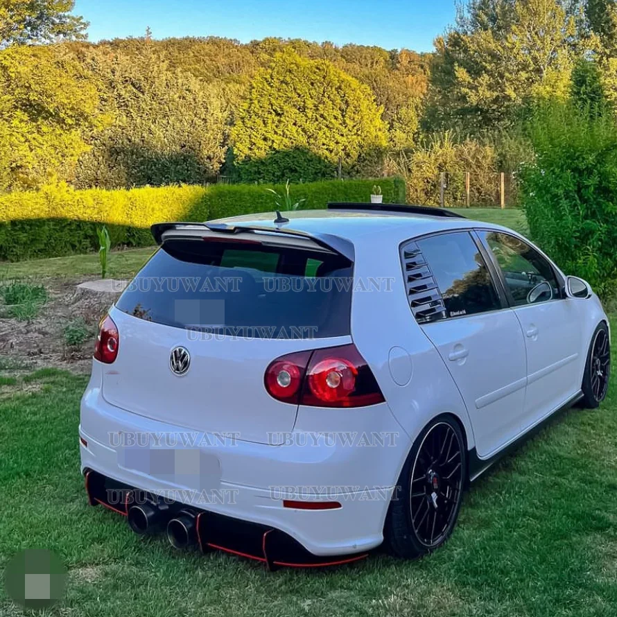 Hot Selling For Volkswagen VW Golf 5 V MK5 R32 Golf 5 GTI 2006-2009 Roof Spoiler Oettinger Style Wing Glossy Black  ABS Plastic