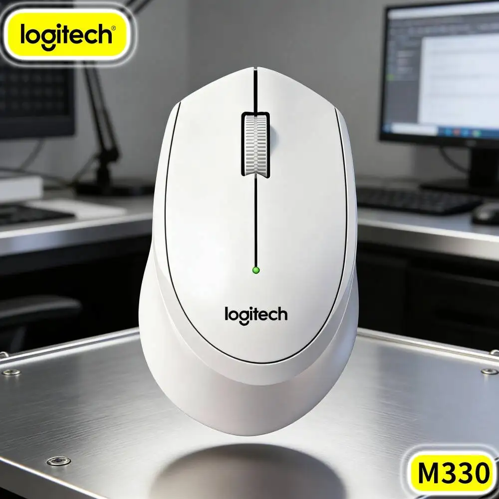 Simplify Long Content Reading Work Logitech M330 Silent Wireless Mouse Smooth Scroll Wheel For Large Document Web Article Task