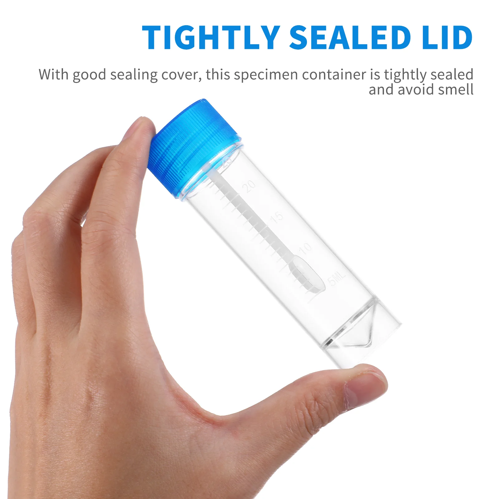 Échantillons Standardisés avec Veds pour Tester le Sceau, Mini Récipient, Tabouret, Collection d'Échantillons, Homme Fécal, 10 Pcs