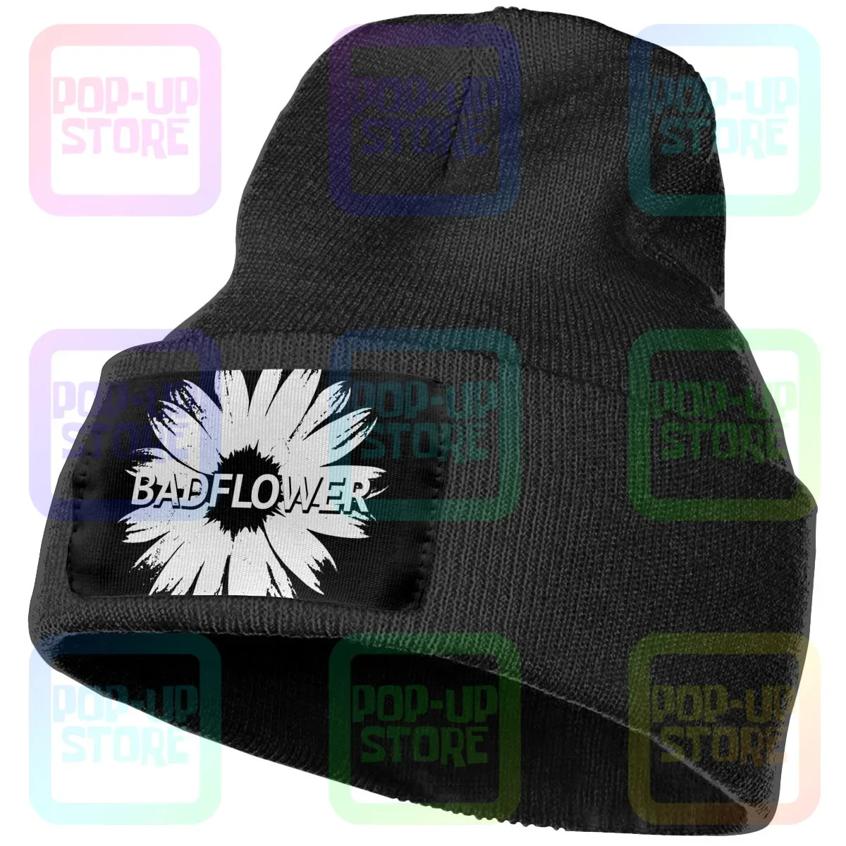 

Badflower Rock Band Logo Knitted Beanie Hat Beanies Cap Unisex Hot Deals Adjustable