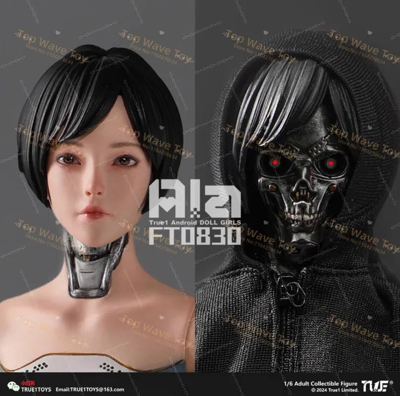 New Stock True1Toys FT0830 1/6 Android Ala Semi-mechanical Action Figure 12'' Female Soldier Full Set Collectible Model Toys