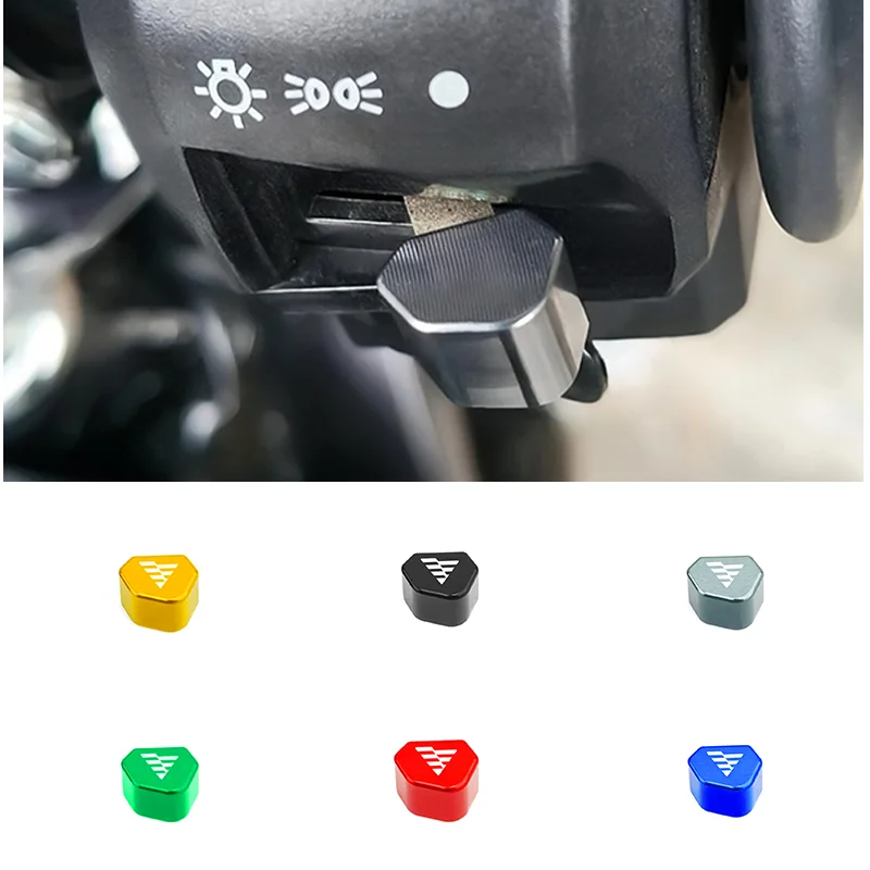 

For Loncin Voge 200AC 300AC 300R 500DS 500R 650DS ER10 VOGE Accessorie Mototcycle CNC Switch Button Turn Signal Switch Key cap