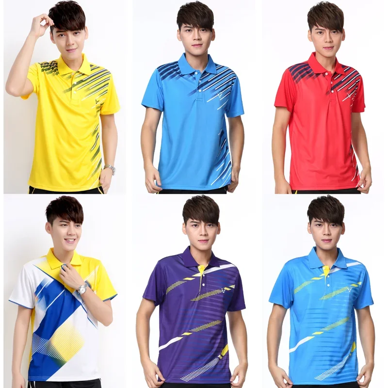 

2024 New Badminton Suit Set for Men's and Women's Quick Drying Breathable Table Tennis Skirts, Volleyball Team Uniform Customiza