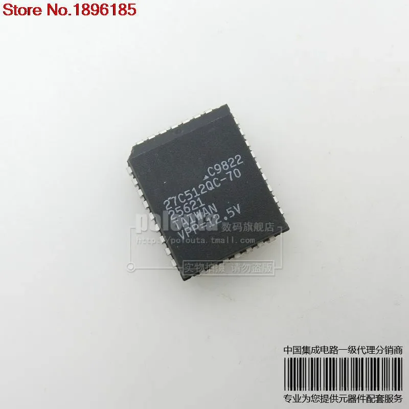 1PCS  MX27C512QC-70 27C512 100% New&original  512K-BIT [64Kx8] CMOS EPROM IC NEW