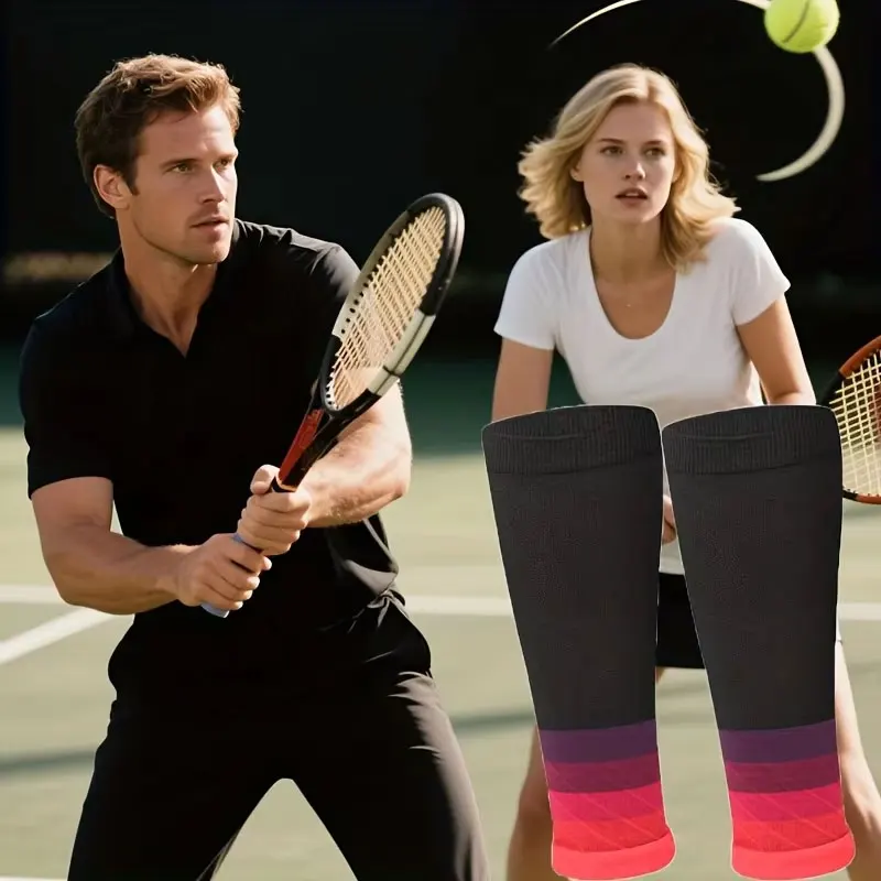 Compression Sports Socks Calf Support Assists Night Running Nylon Leggings Slim Sock Men Outdoor Running Long Pressure Stockings