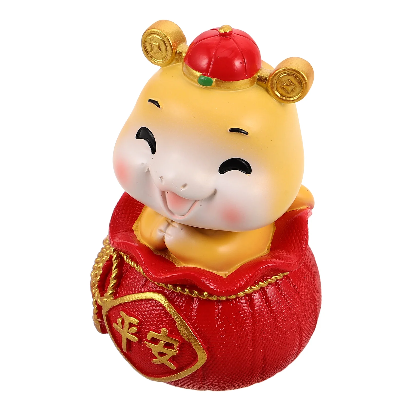 

Snake Figurine Car Dashboard naments Resin Crafts Elegant Decoration Unique Design Chinese Souvenirs Lucky Statue