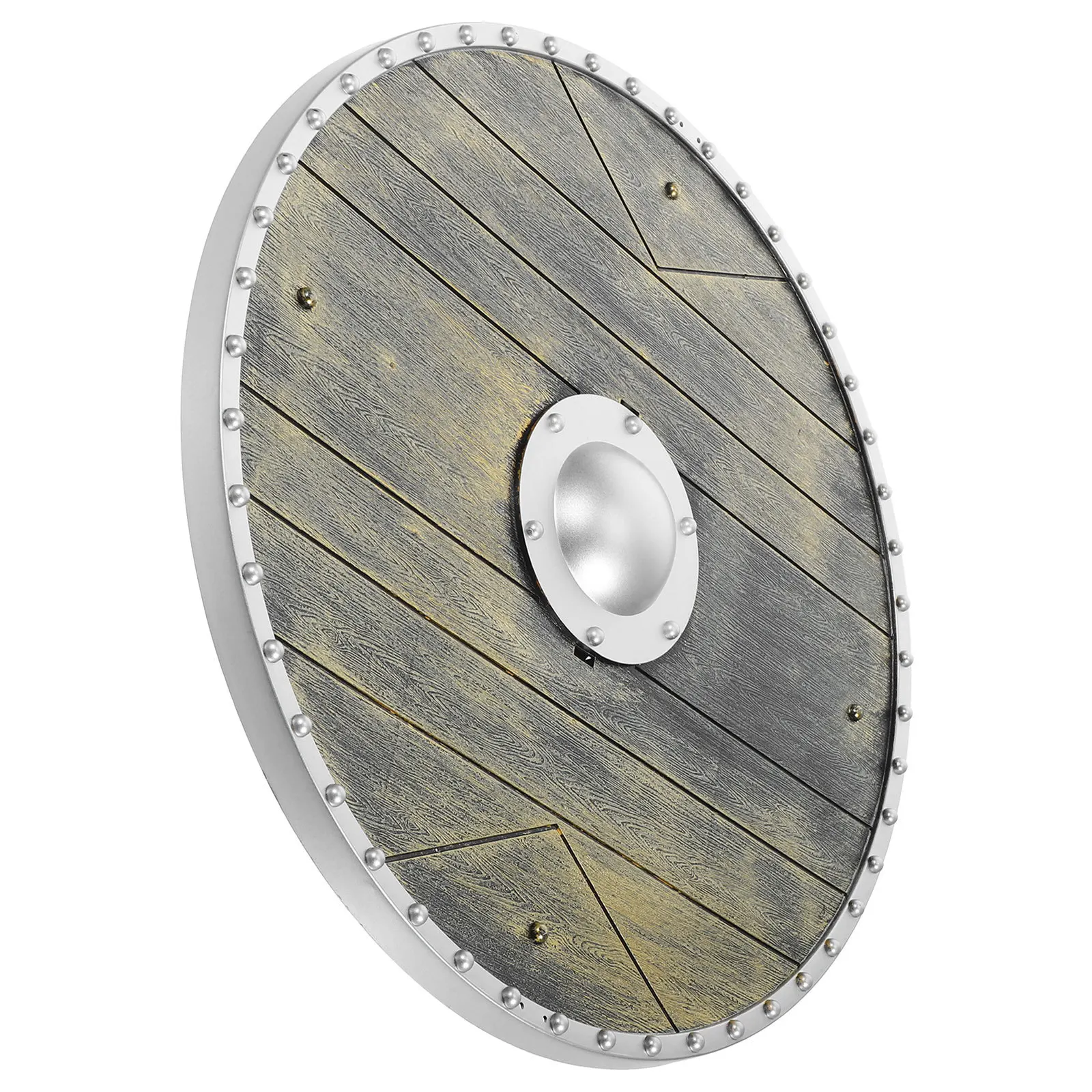 درع القراصنة البلاستيكي المستدير في القرون الوسطى التظاهر لديكور المسرح زي الفايكنج درع زي القرون الوسطى التظاهر اللعب الدعائم