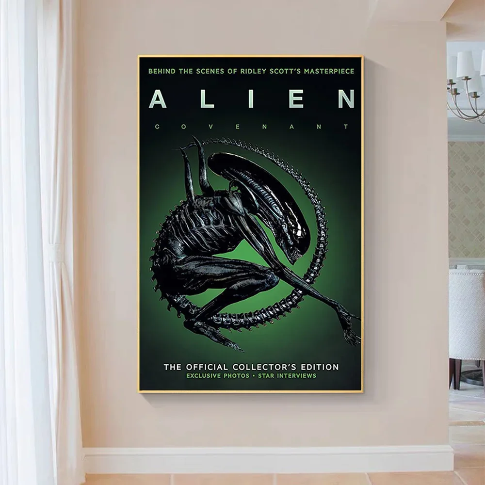 SP007 Silk Cloth Wall Poster 2017 NEW Thriller Science Fiction Alien Movie Art Home Decoration Gift