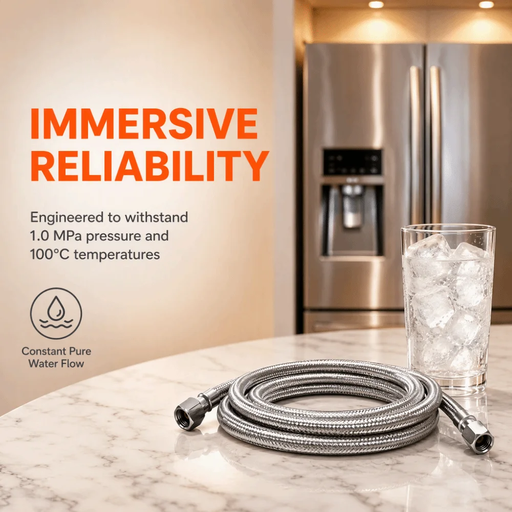 1.8M-9.2M Ice Maker Hose 1/4