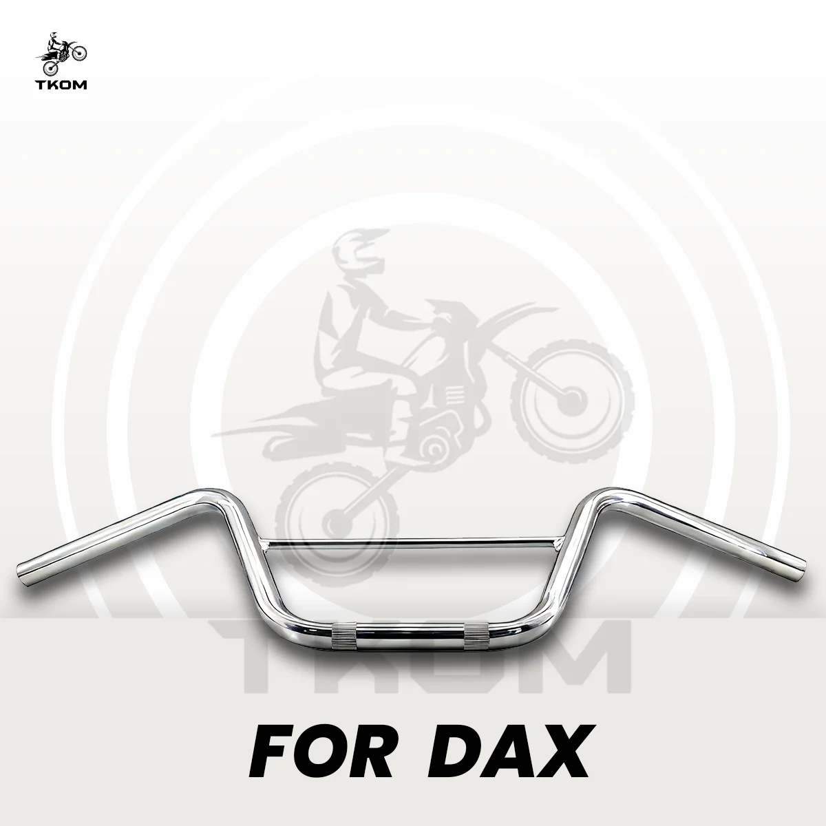 Manillar Cromado CT70 DAX de 7/8" (22mm) BMX de altura elevada para motocicleta Honda CT70 Trail 70 DAX