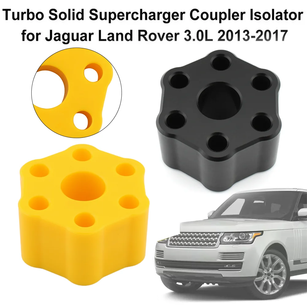 For ZZPerformance Solid Supercharger Coupler Isolator 2013-17 Jaguar Land Rover 3.0L