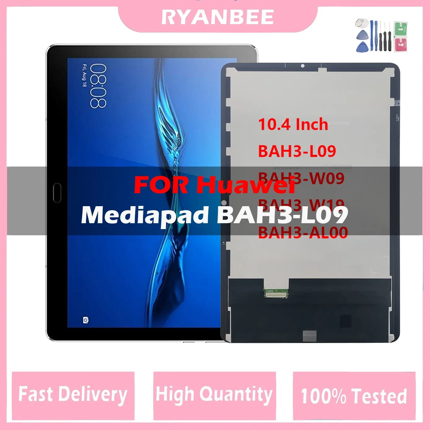 

Оригинальный ЖК-дисплей для HUAWEI MatePad bah3-L09 bah3-w09 bah3-w19 bah3-w59 bah3-AL00 ЖК-дисплей сенсорный экран дигитайзер панель в сборе