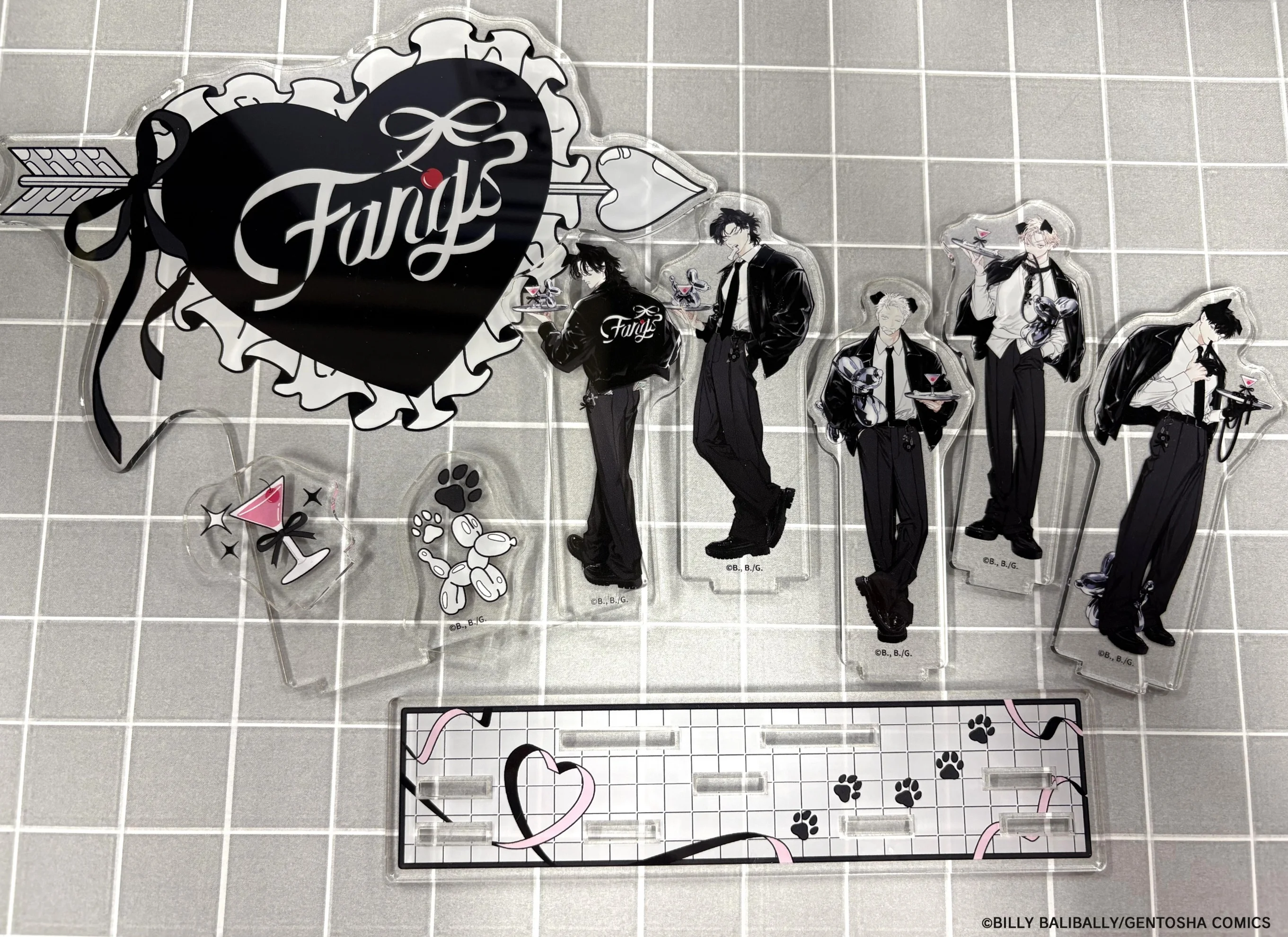 Anime FANGS 15cm New Acrylic Stand Ich Kai Halloween Gift Window Display Rack Vampire Anime Desk Decor Keychain