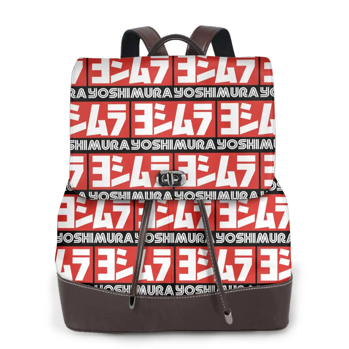 Yoshimura Japanese Motorcycle Exhaust Bookbag School Student Bags Hiking Travel Daypack for Women Fashion Derma Backpack
