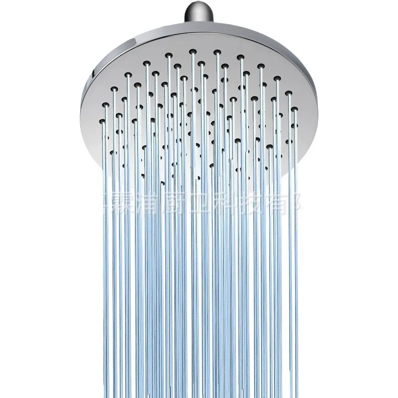 Cross-border 8-inch Large  Pressurized Head Rain Type Top Spray Single Head Hotel  Shower Head