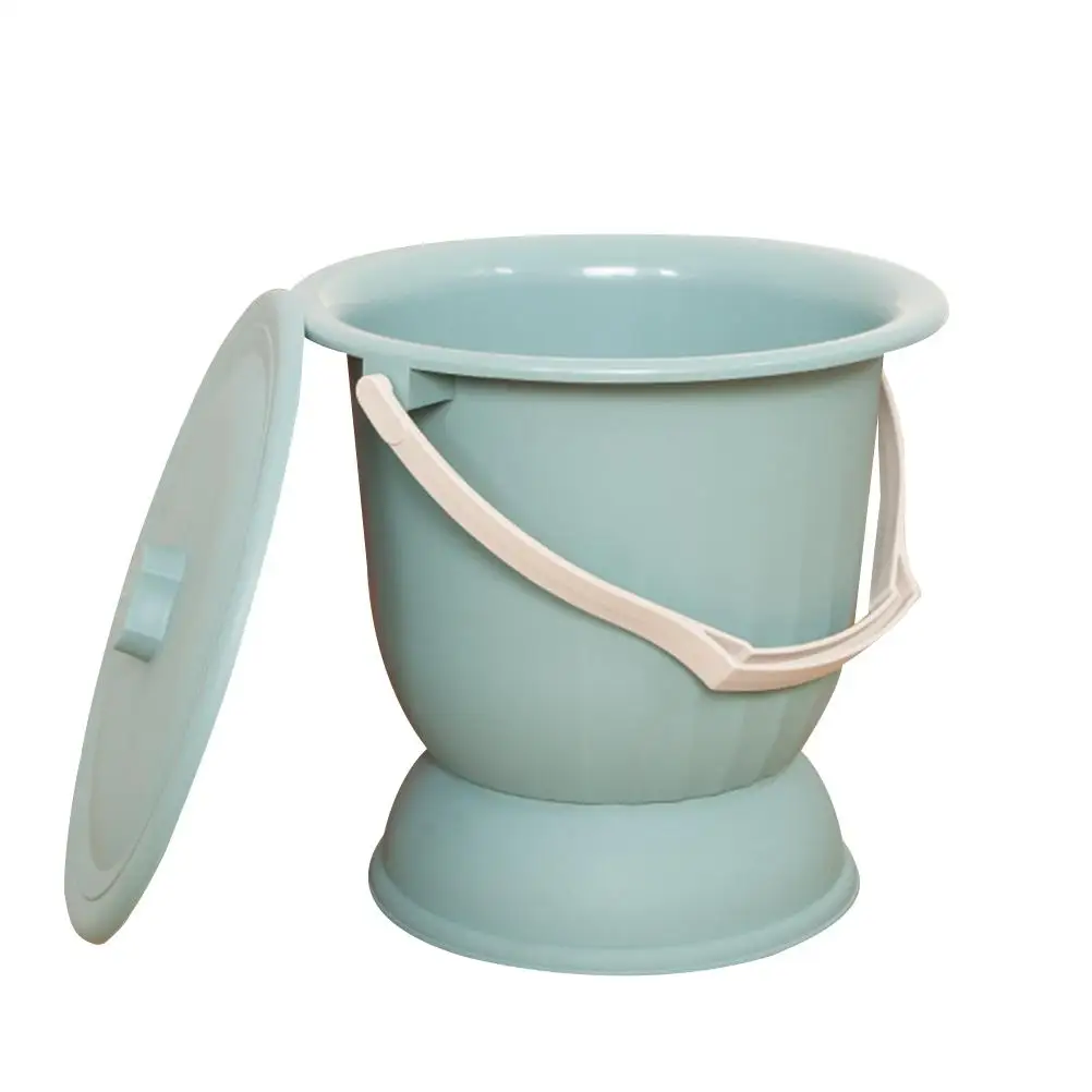 

Deodorant Spittoon Random Color Urinal Bedside Pee Pot Adult The Urine High Base Potty for Adults Plastic Chamber