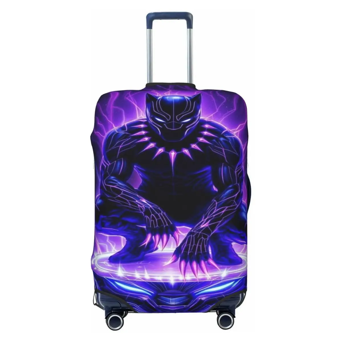 

Custom Blacks Panthers Movie Suitcase Cover Dust Proof Travel Luggage Covers for 18-32 inch