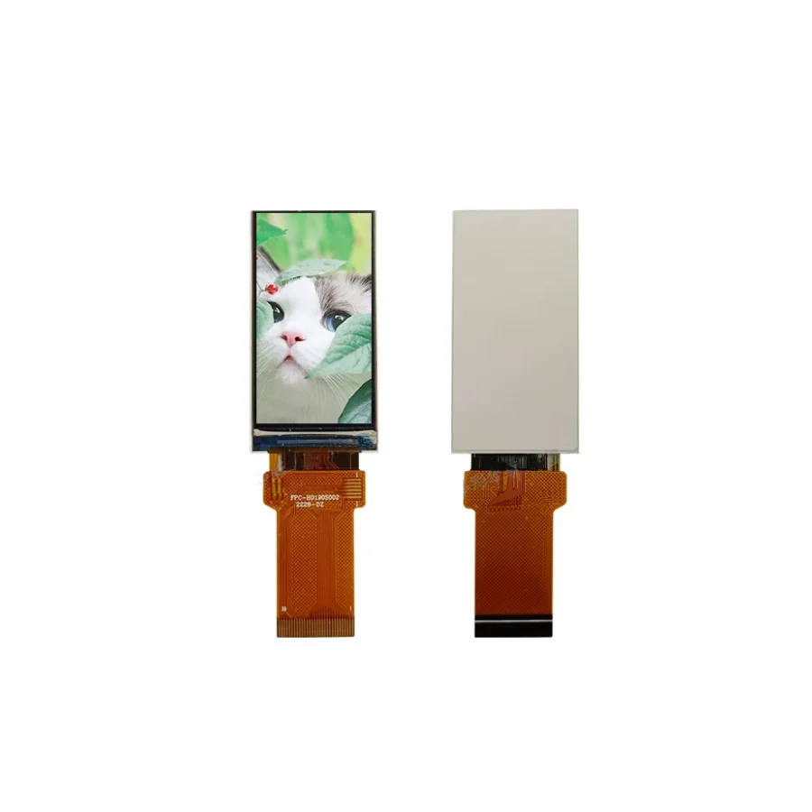 1. 9-inch 170*320 long strip display audio handheld secondary screen digital watch LCD color screen
