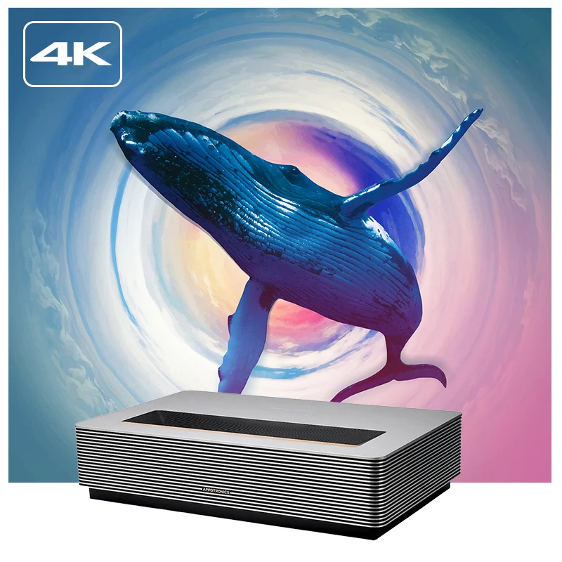 In Stock D30 Short Throw Laser Projector 4K 3000 Ansi Lumens Movie Projector Dlp Android Laser Home Theater Projectors 4K