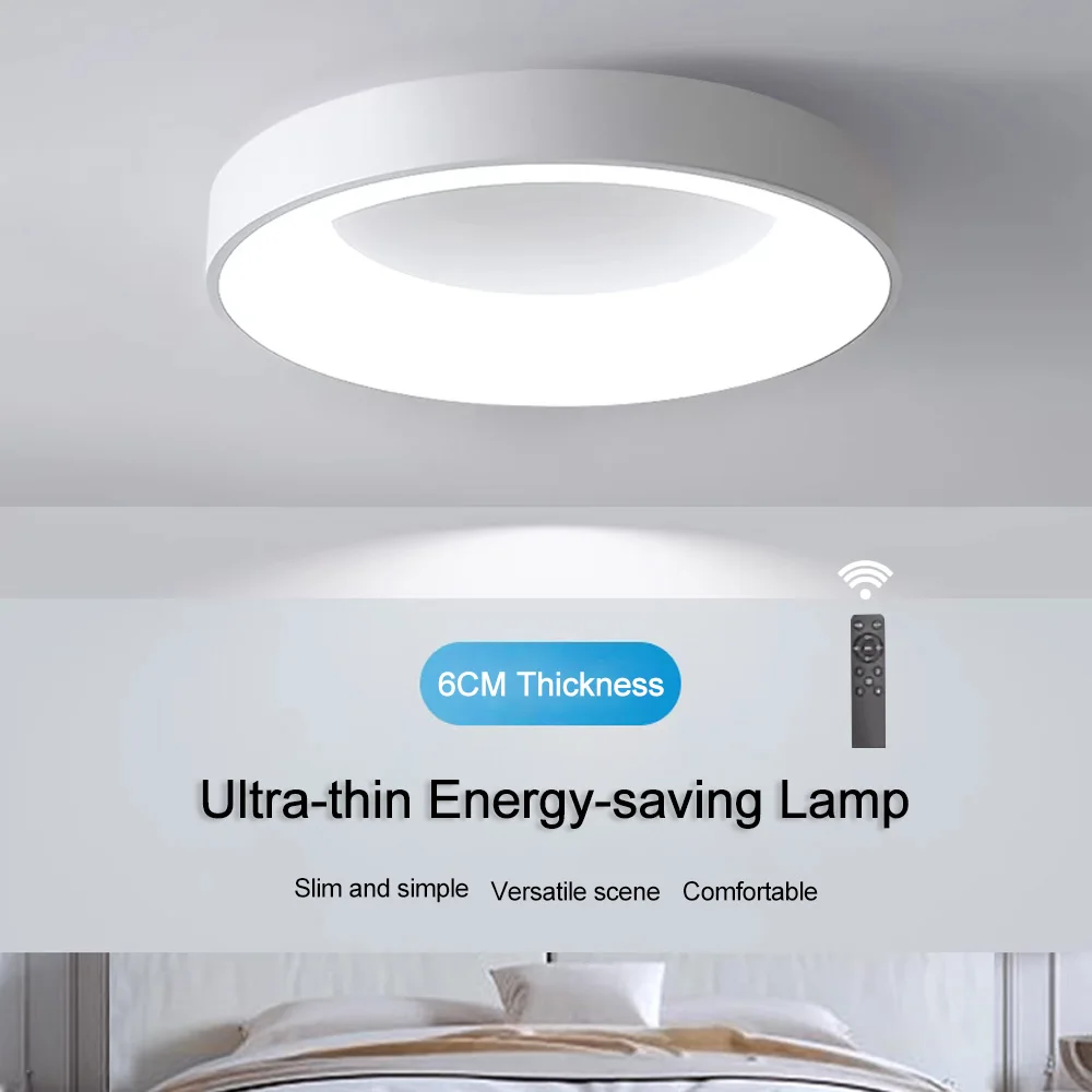 

30/50CM Modern LED Ceiling Light Warm Light DimmableFor Living Room Bedroom Study Hallway Walk-in Closet Home Lighting Fixture