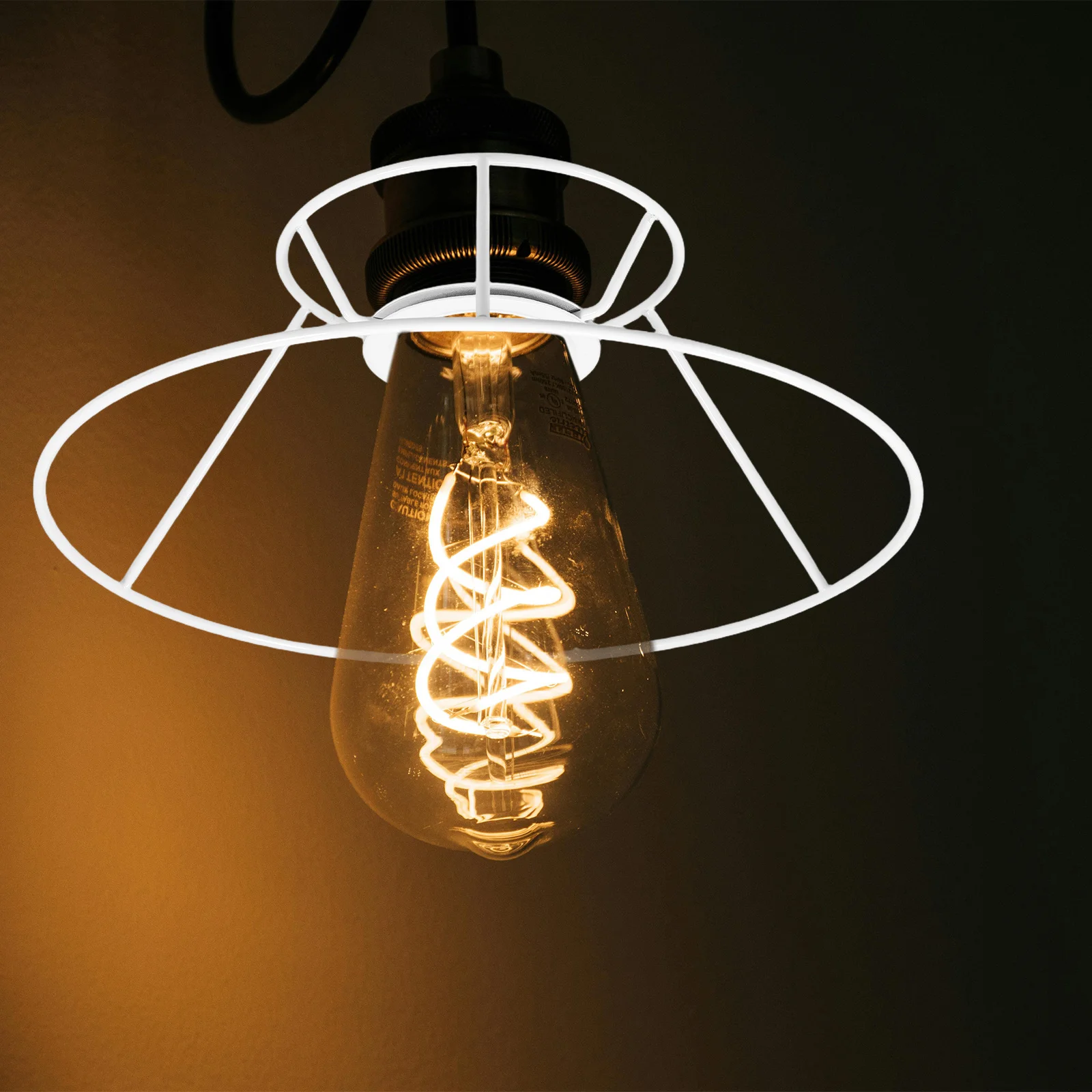 

Тканый абажур ручной работы, железный каркас для настольного торшера, замена светильника, чехол для освещения «сделай сам», держатель для клетки, лампа