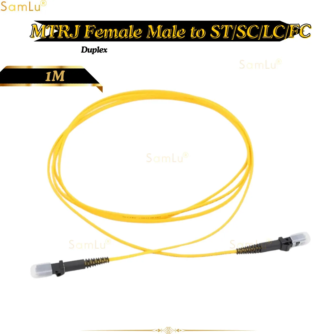 

10 шт MTRJ-MTRJ 1M волоконный патч-корд, одномодовый 2,0/3,0 мм, MTRJ-LC FC SC, фотооптический волоконный джемпер 1Mtr дуплекс